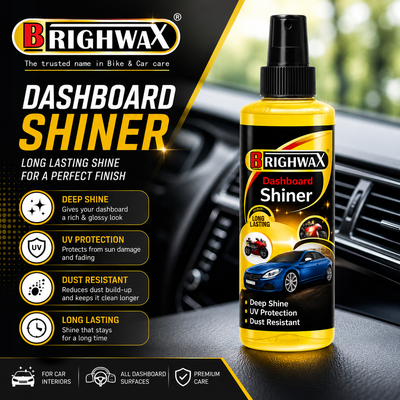 BRIGHWAX Dashboard Shiner – Long Lasting Deep Shine & UV Protection